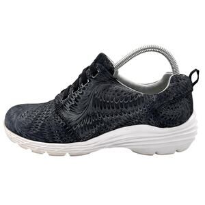 Align Velocity Shoes Womens Size 9.5 Wide Black White Comfort Walking Sneakers